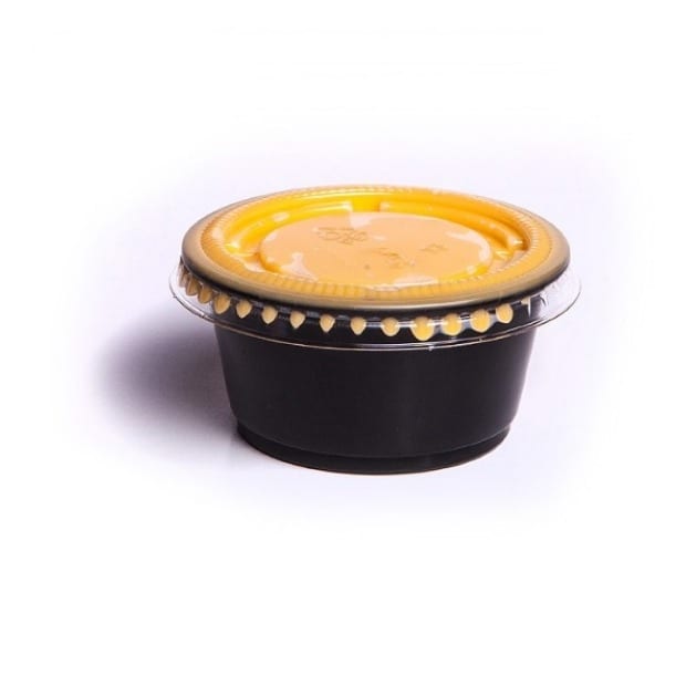 2 Oz Hot Cheese Sauce.