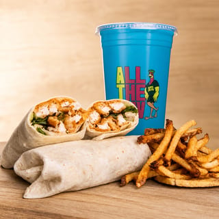 Combo #6 Crispy Chicken Wrap