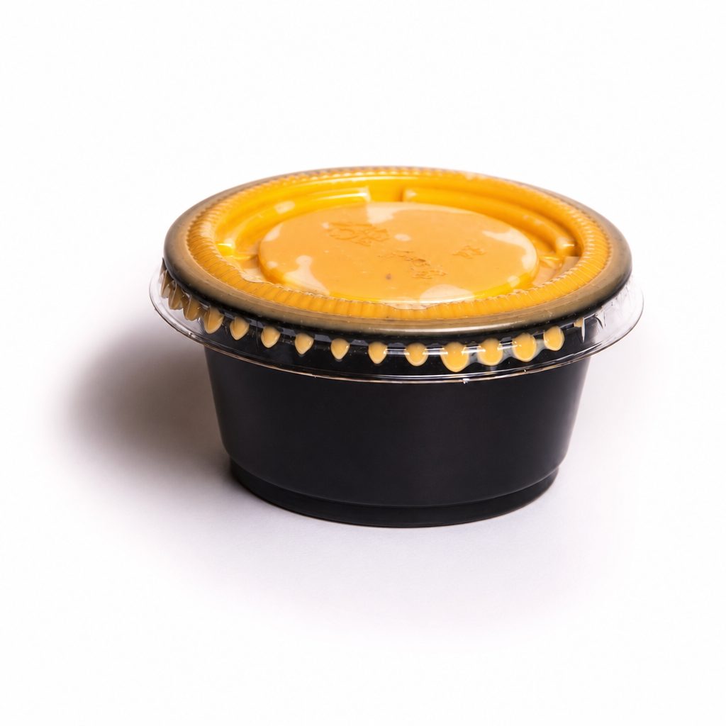 2 Oz Hot Cheese Sauce.