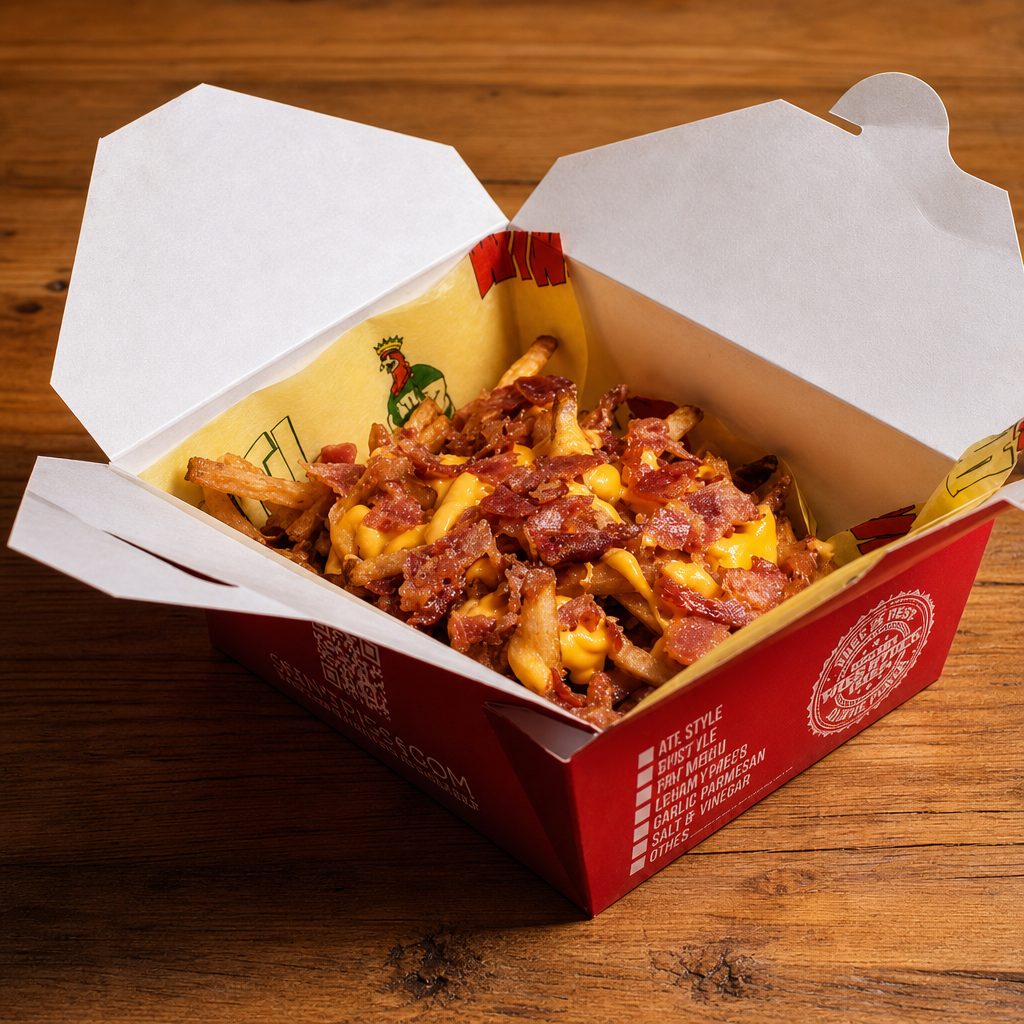 2 Bacon & Cheese Fries.