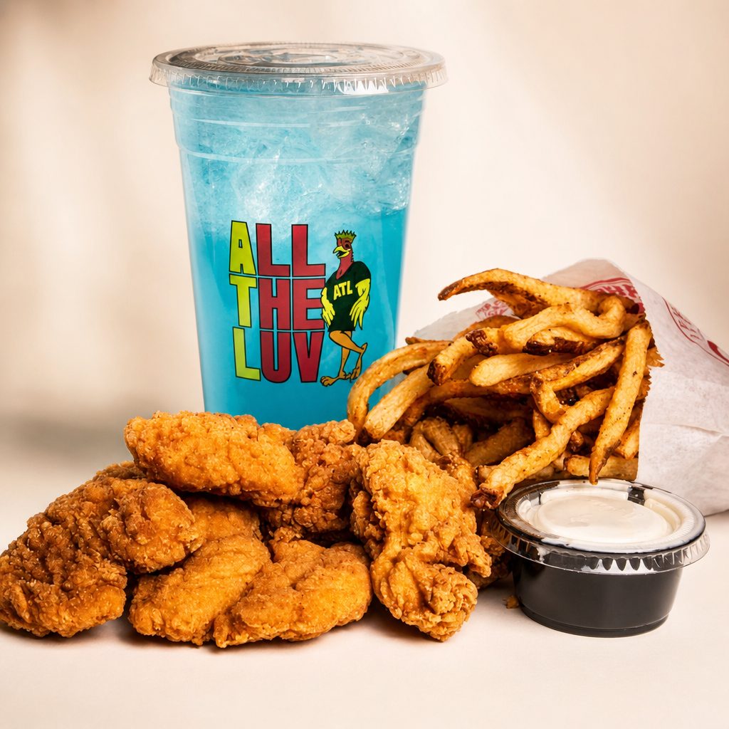 Combo #2 Boneless Wings.